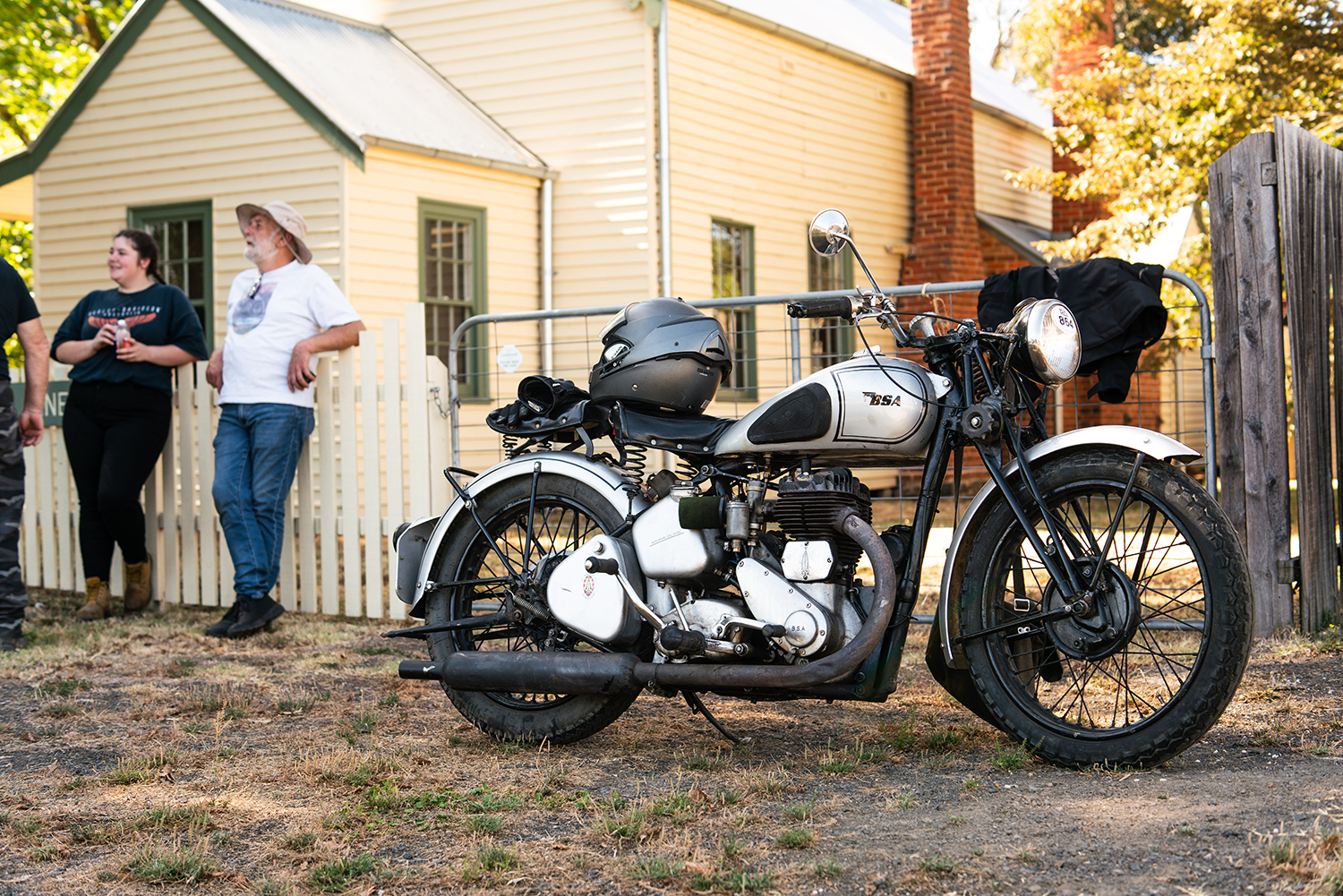 vintage bsa motorcycle