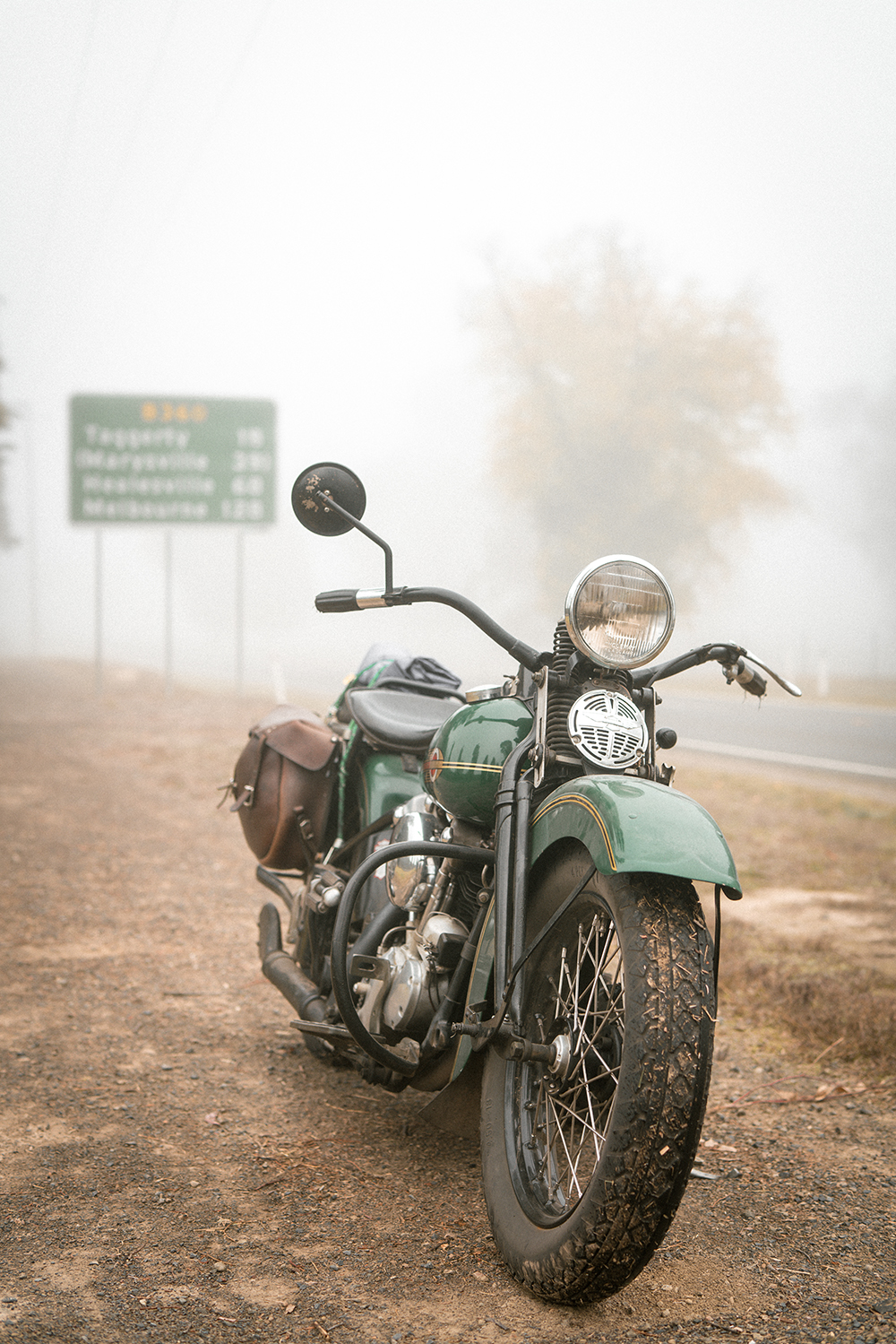 vintage harley davidson green knucklehead