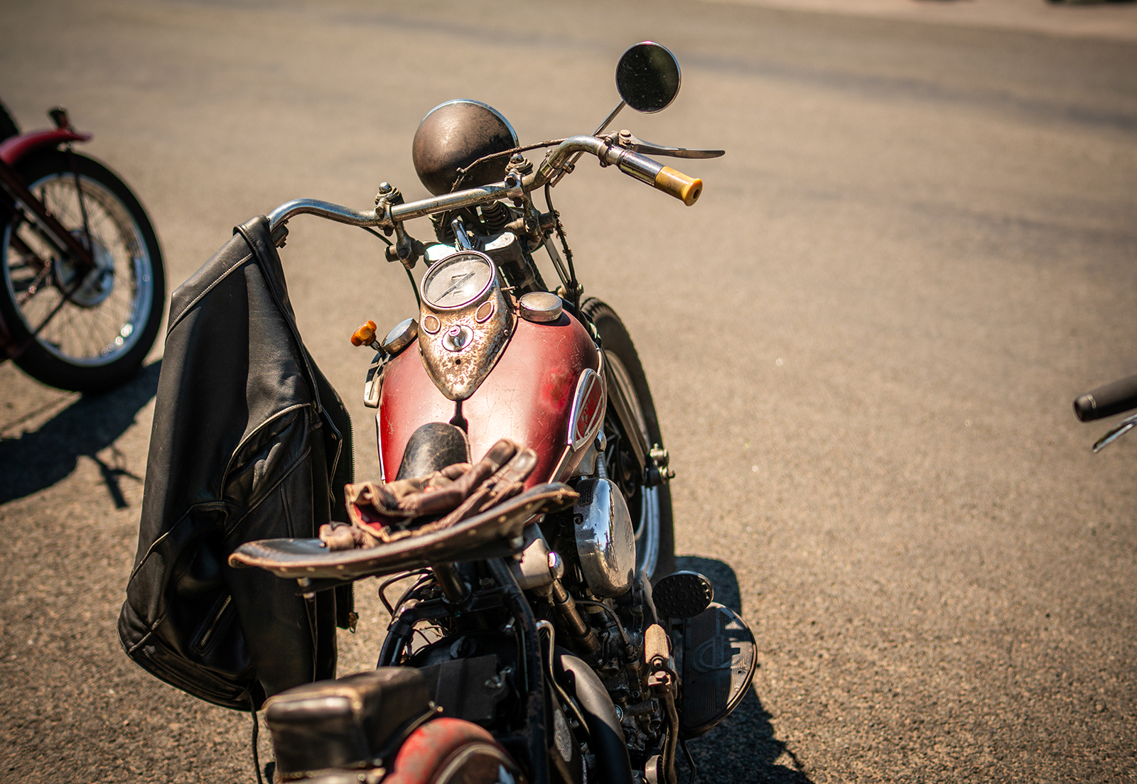 vintage harley davidson knucklehead