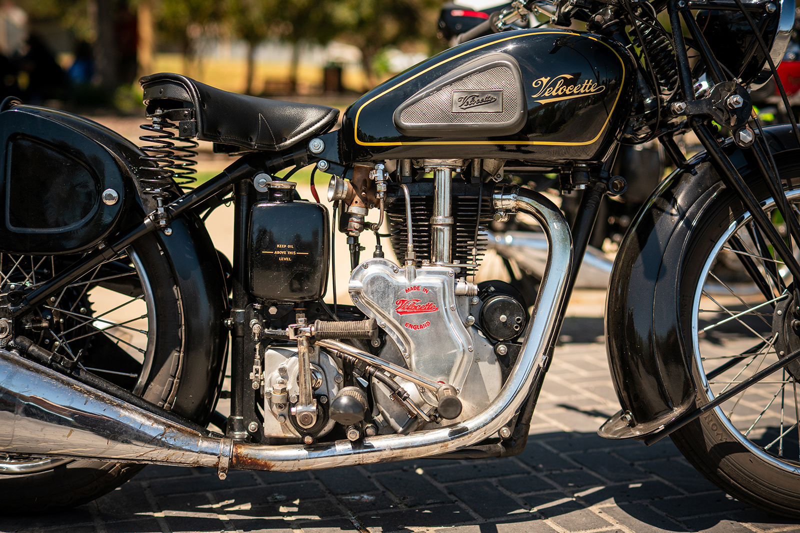 vintage velocette motorcycle
