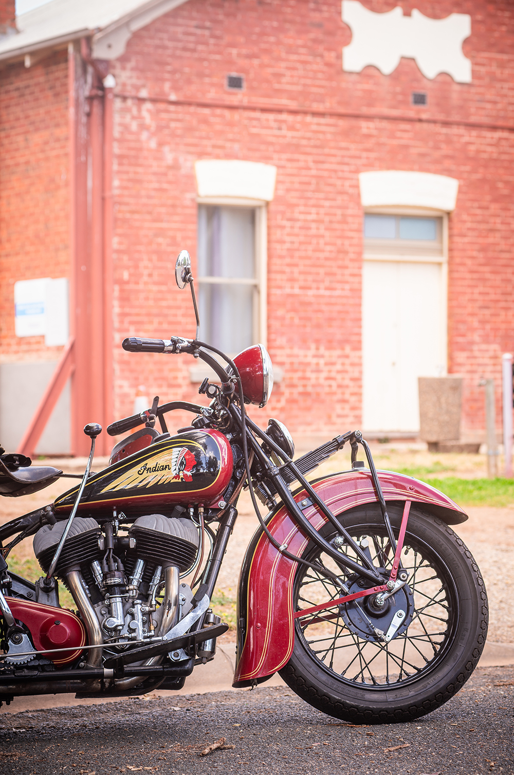 vintage indian motorcycle