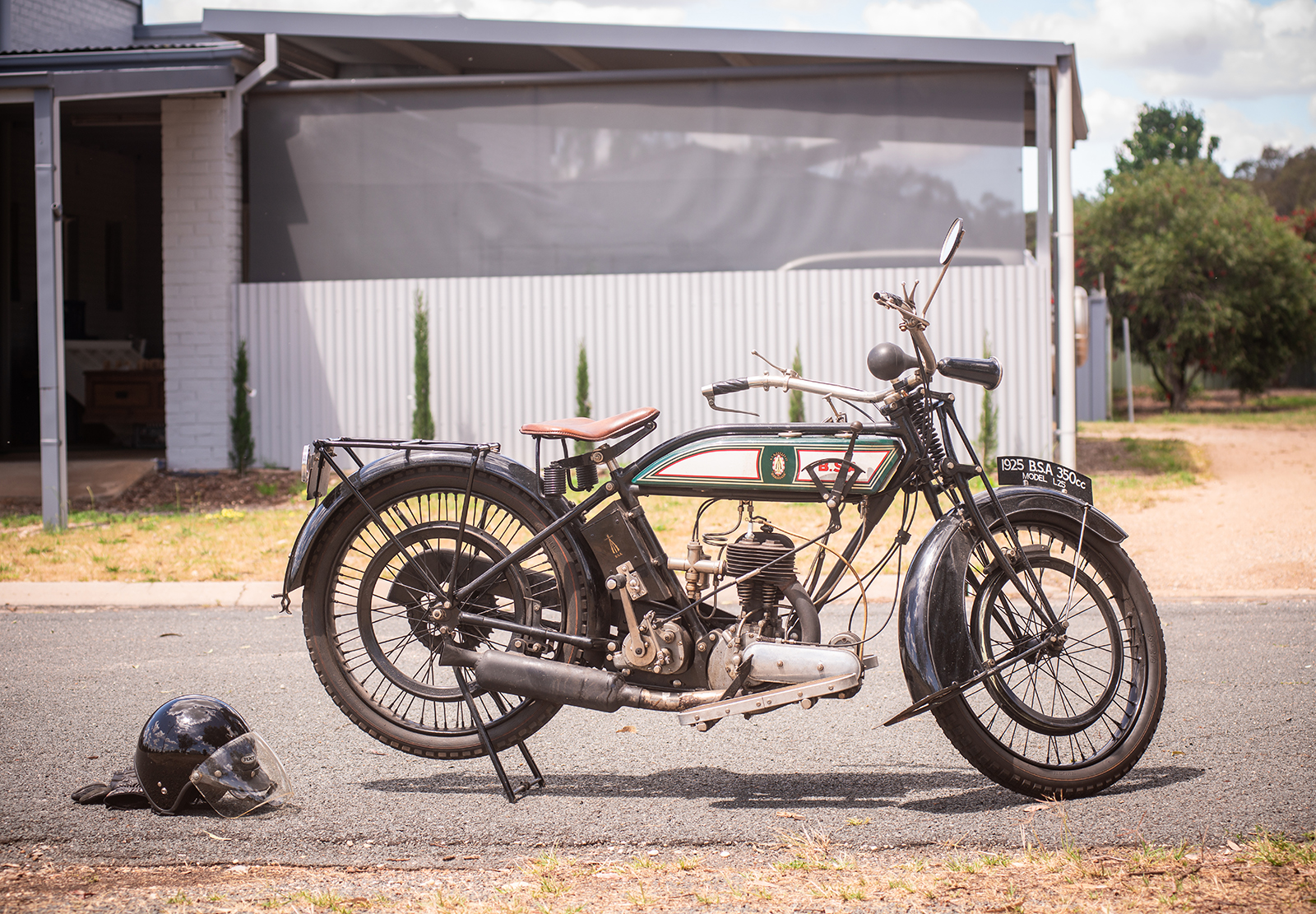 vintage bsa motorcycle