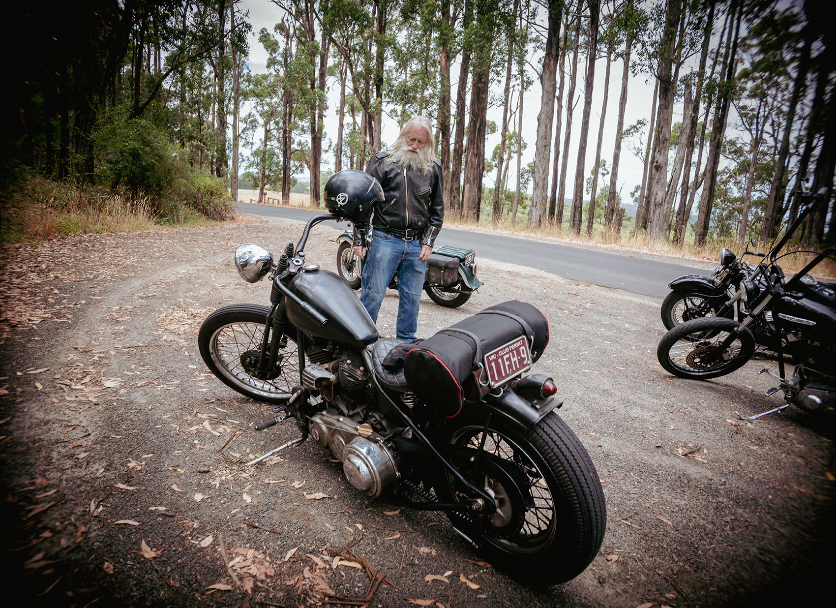 vintage harley davidson motorcycle
