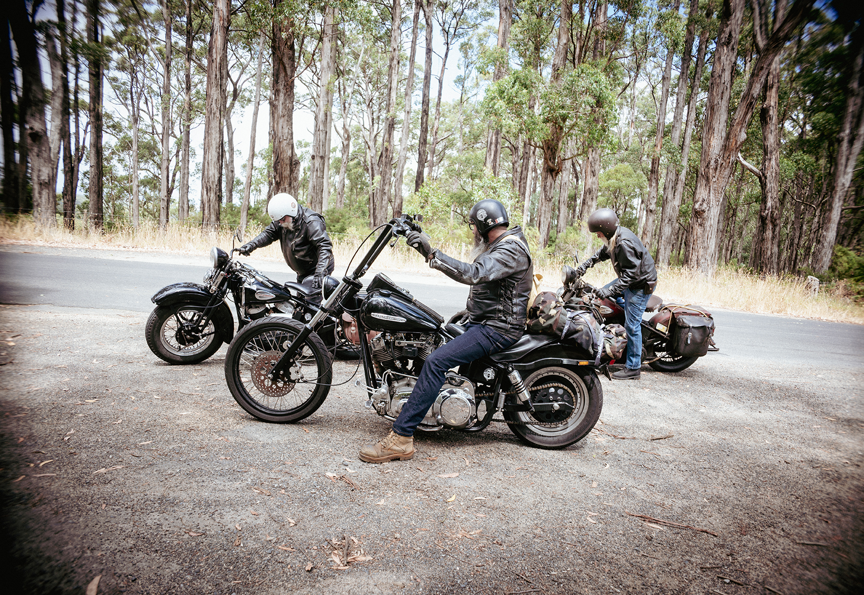 vintage harley davidson motorcycle