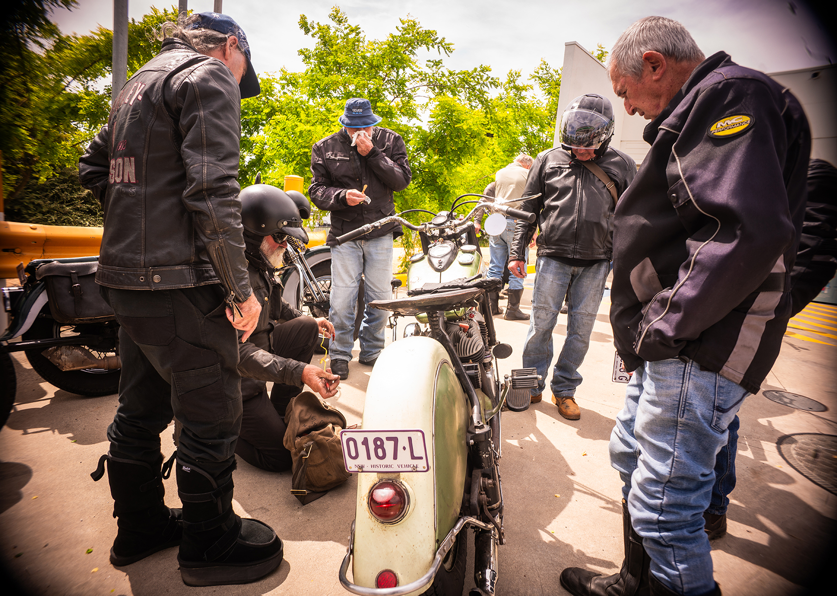 vintage indian motorcycle