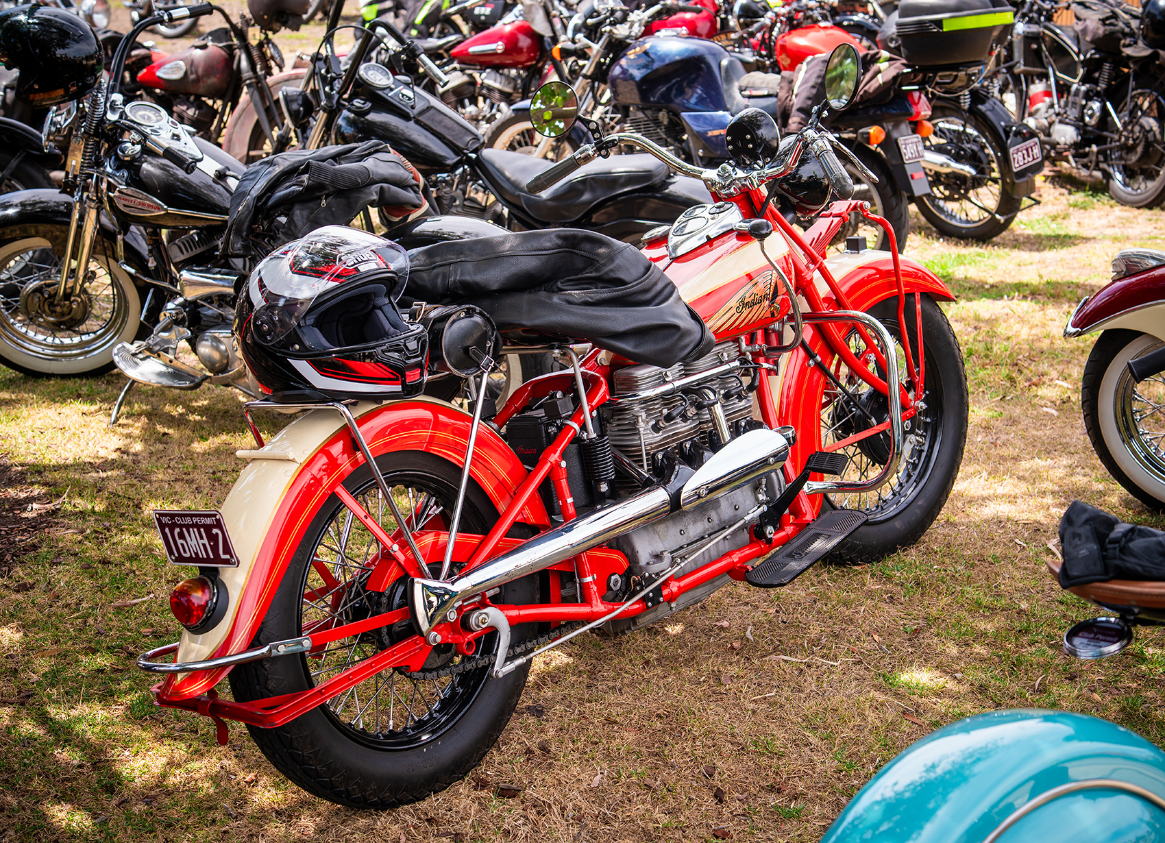 vintage indian motorcycle