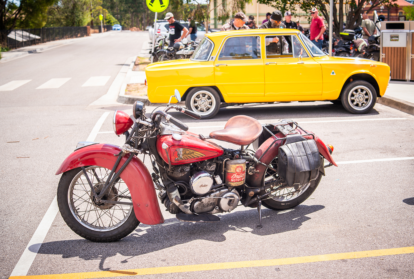 vintage indian motorcycle