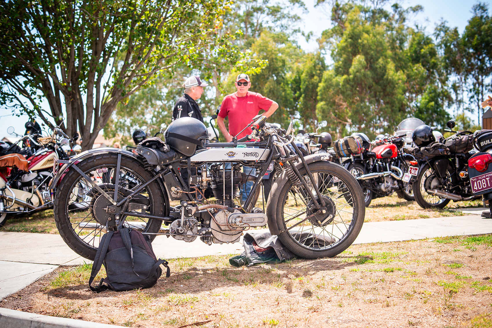 vintage norton motorcycle