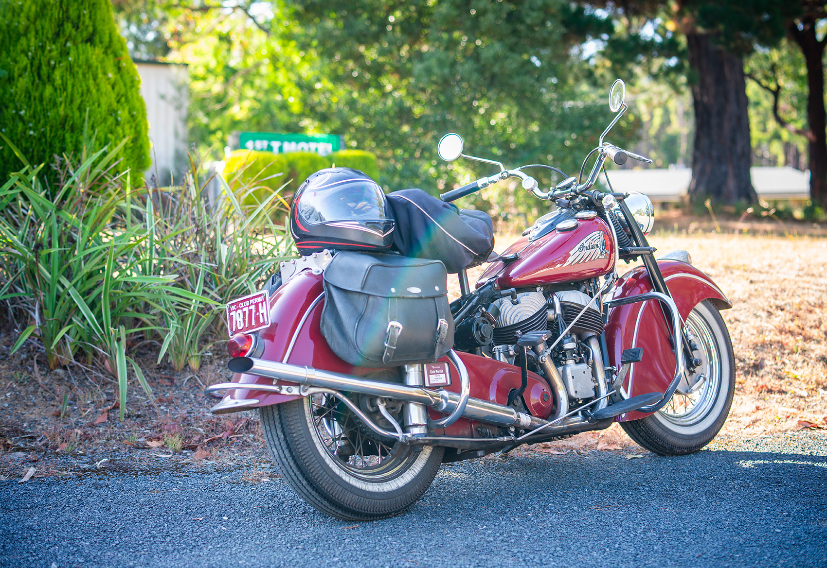 vintage indian motorcycle