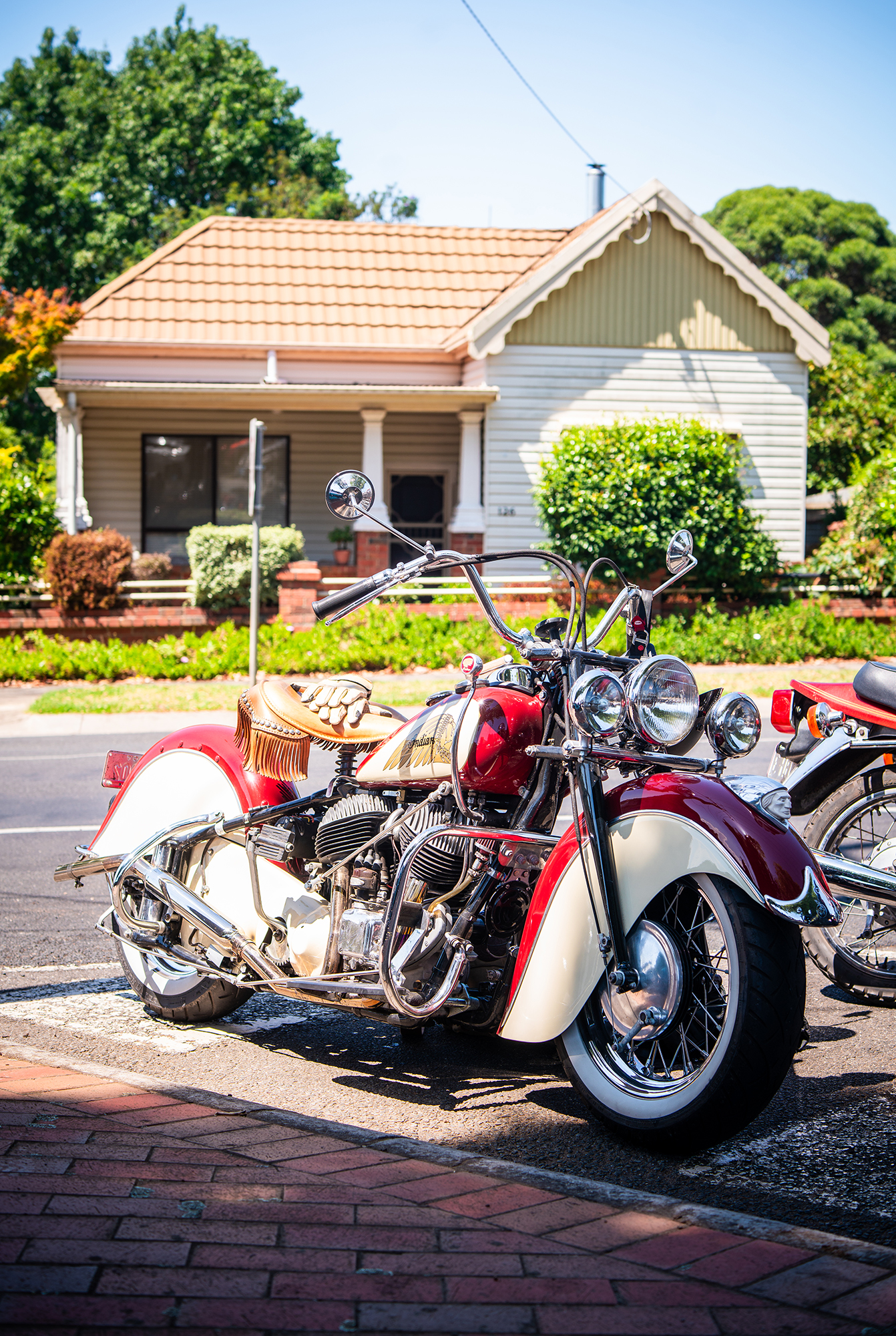 vintage indian motorcycle