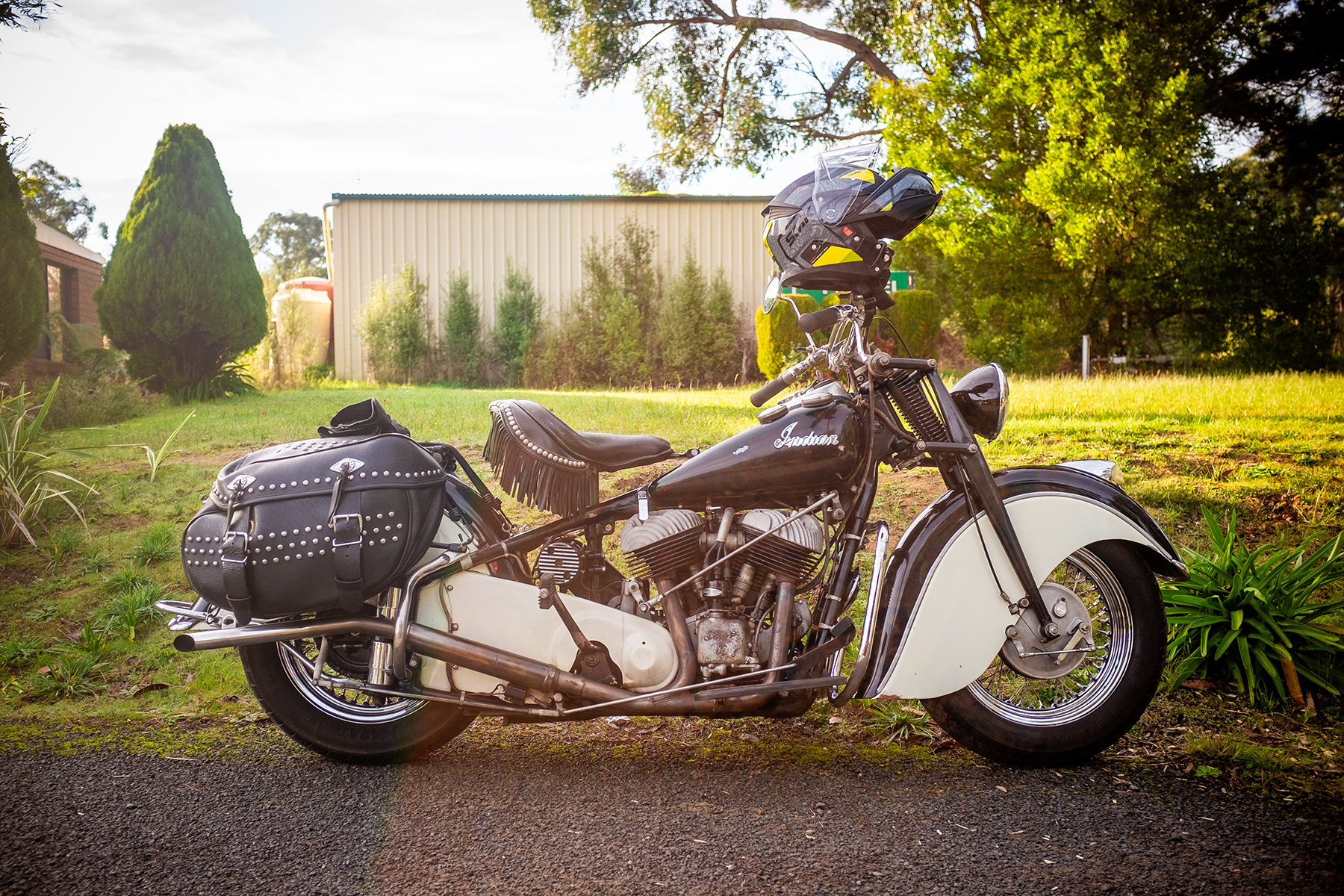 vintage indian motorcycle