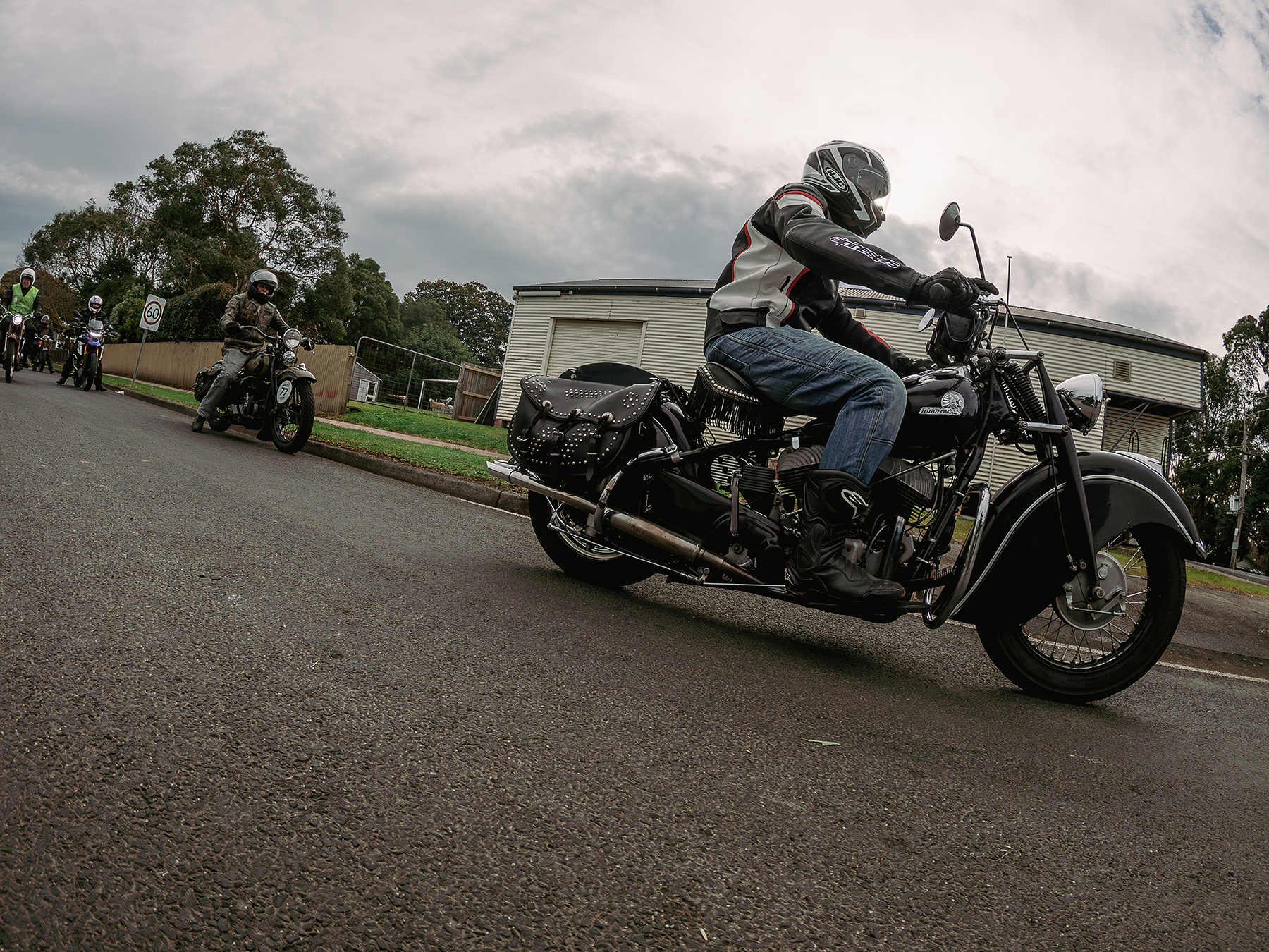 vintage indian motorcycle