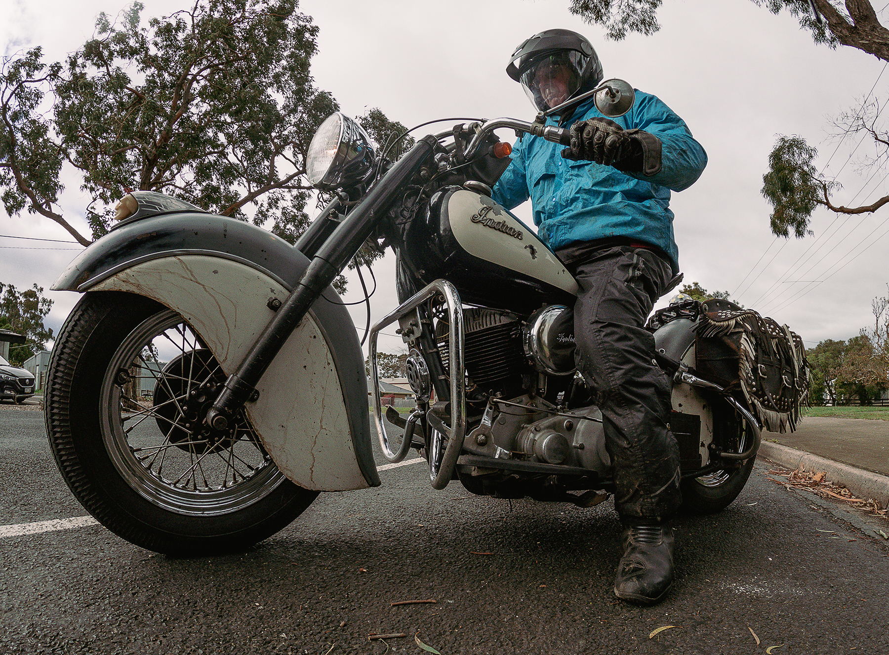 vintage indian motorcycle