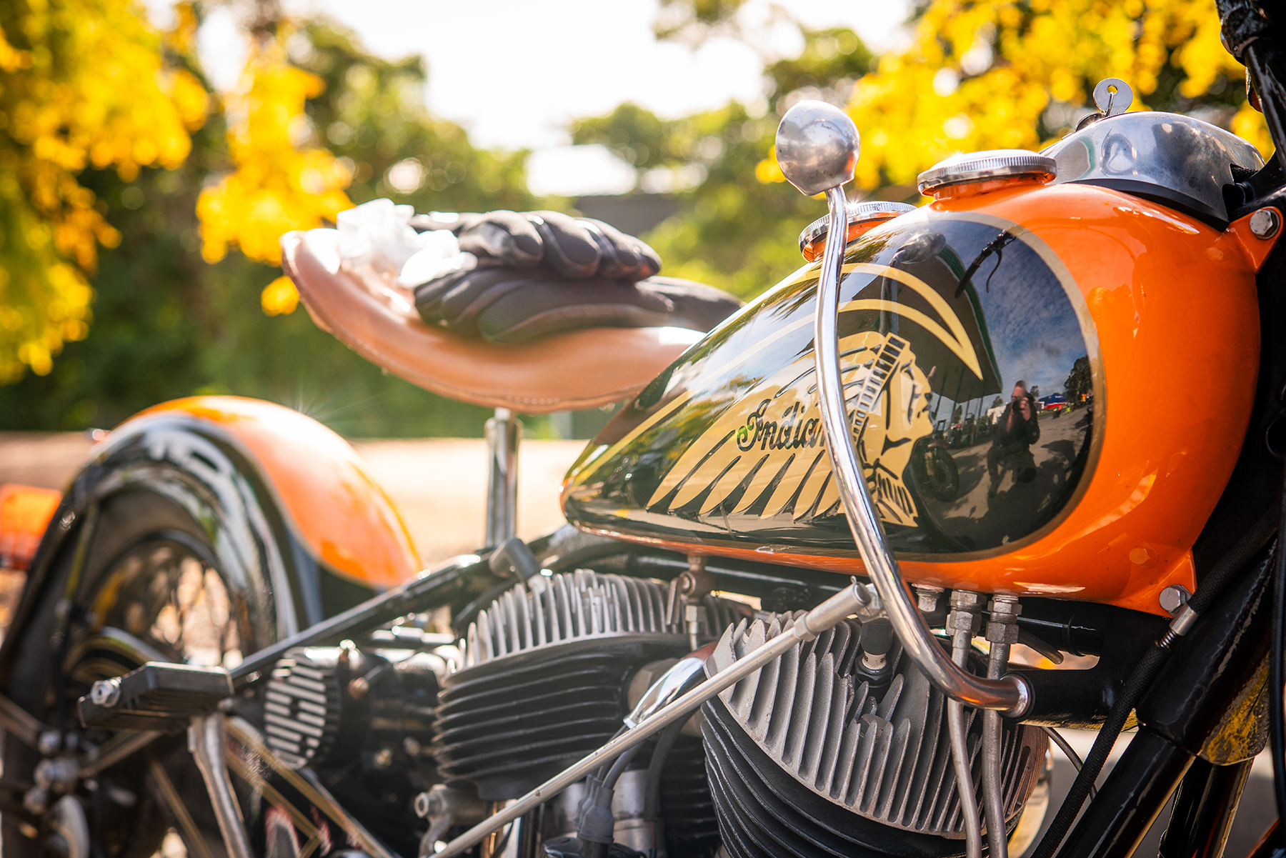 vintage indian motorcycle