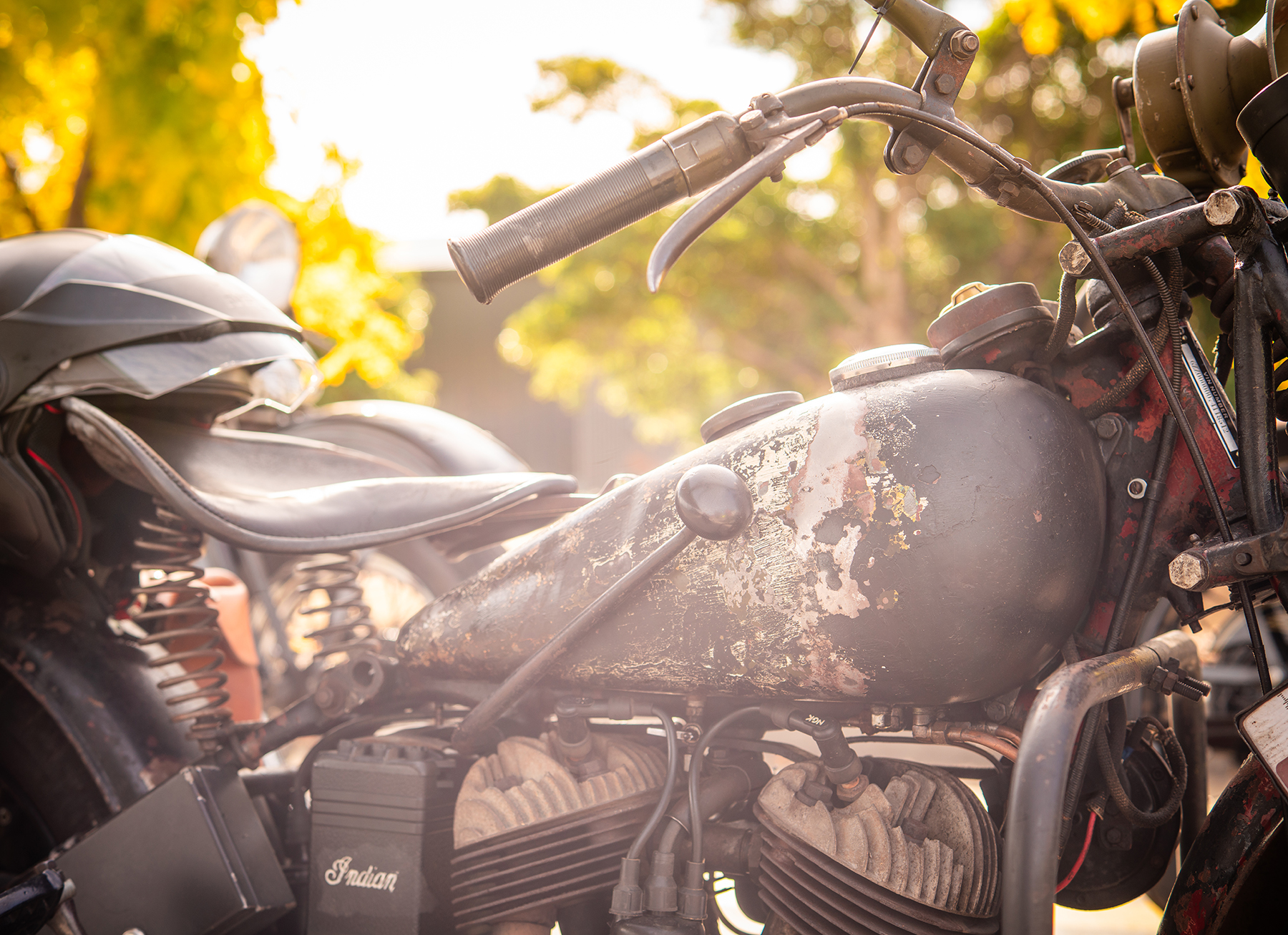 vintage indian motorcycle