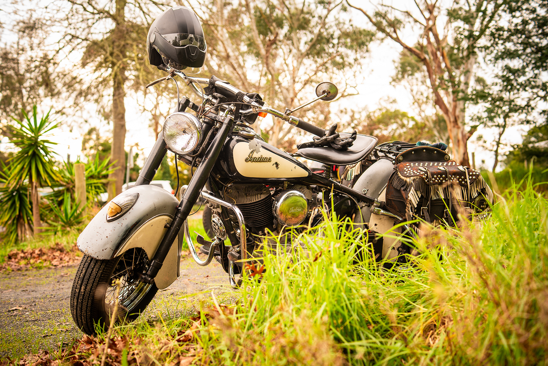 vintage indian motorcycle