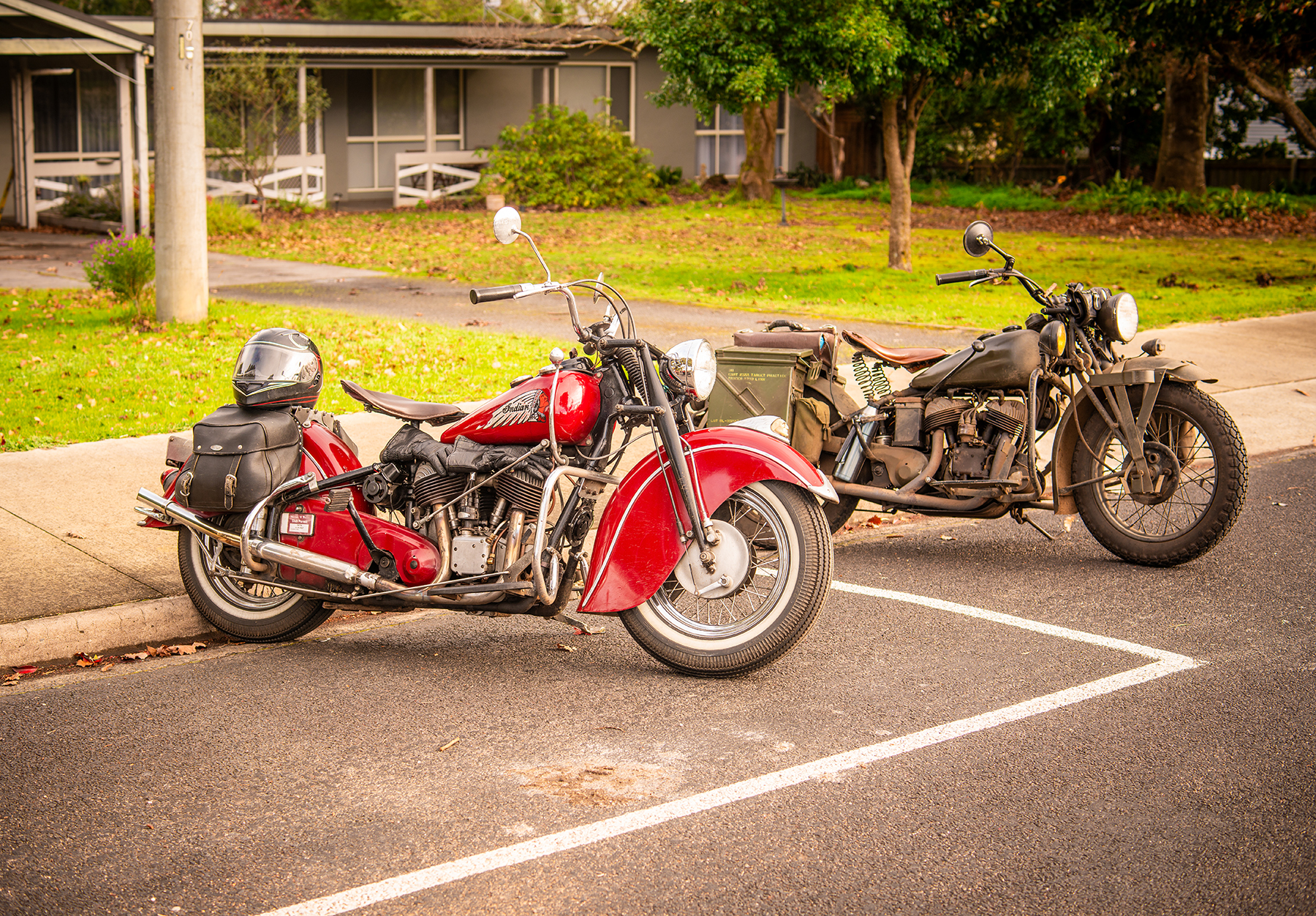 vintage indian motorcycle s